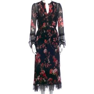 The Kooples silk floral dress